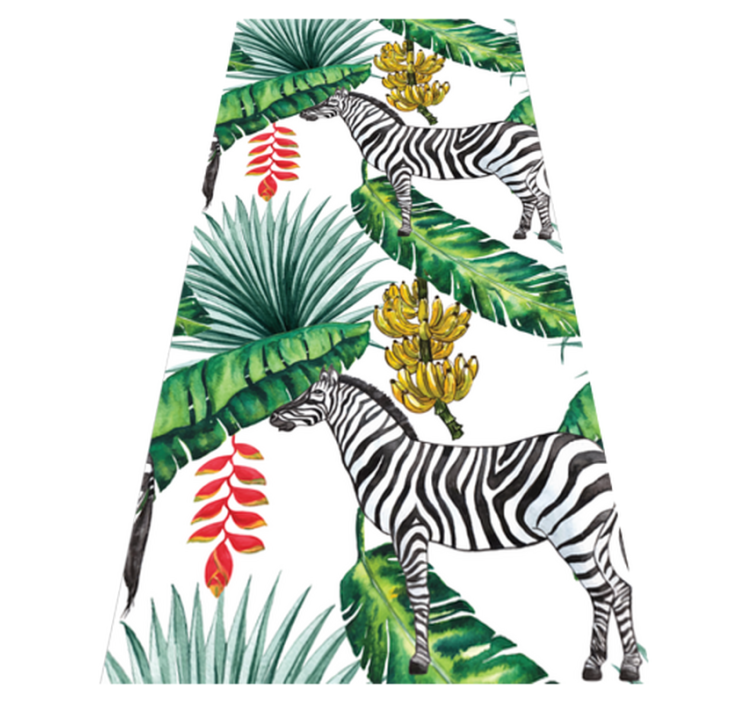 Alfombra vinílica de animales patrón natural - TenVinilo