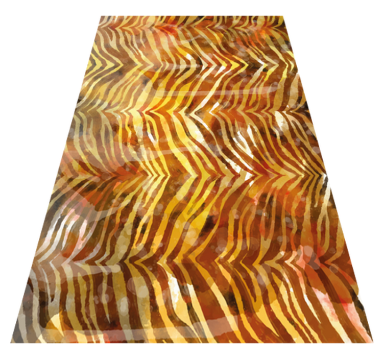 Alfombra vinílica de animales zebra acuarela textura - TenVinilo