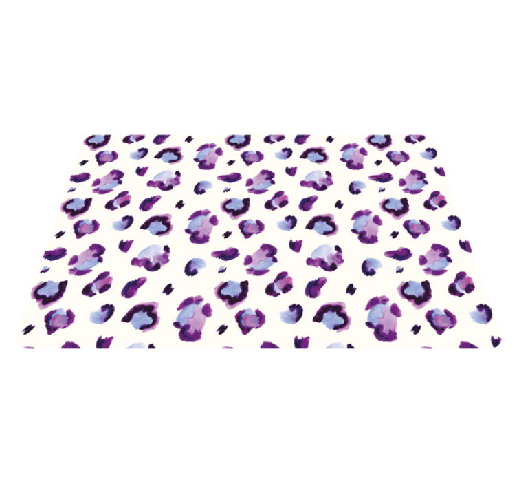 Alfombra vinílica de animales diseño femenino - TenVinilo