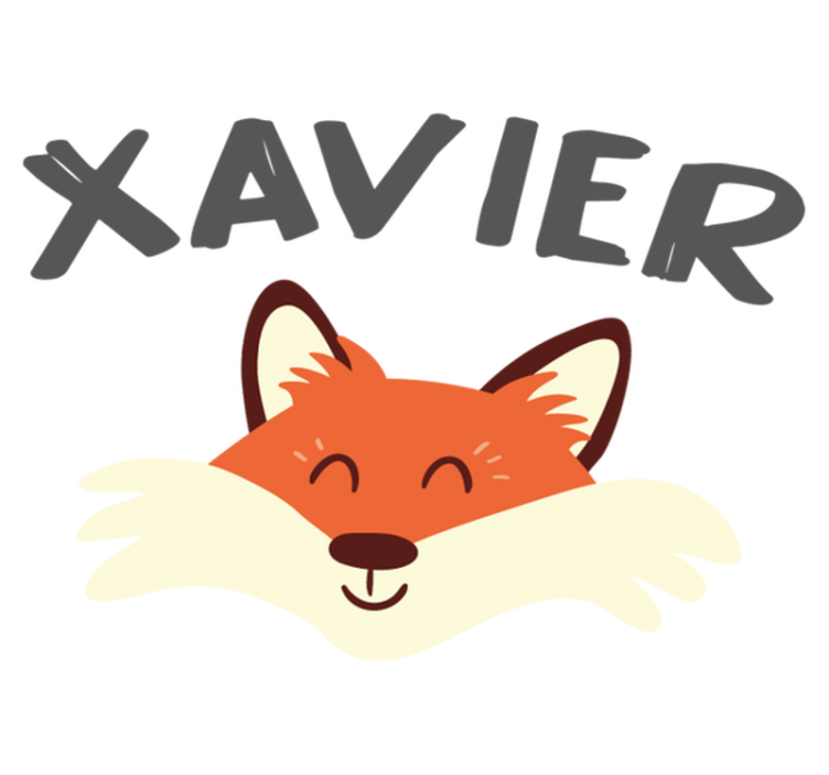 Alfombra vinílica de animales cabeza de zorro juguetona - TenVinilo