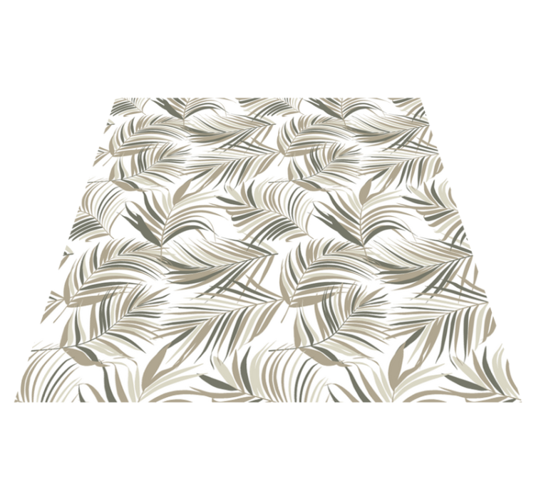 Alfombra vinílica flores naturaleza exuberante - TenVinilo