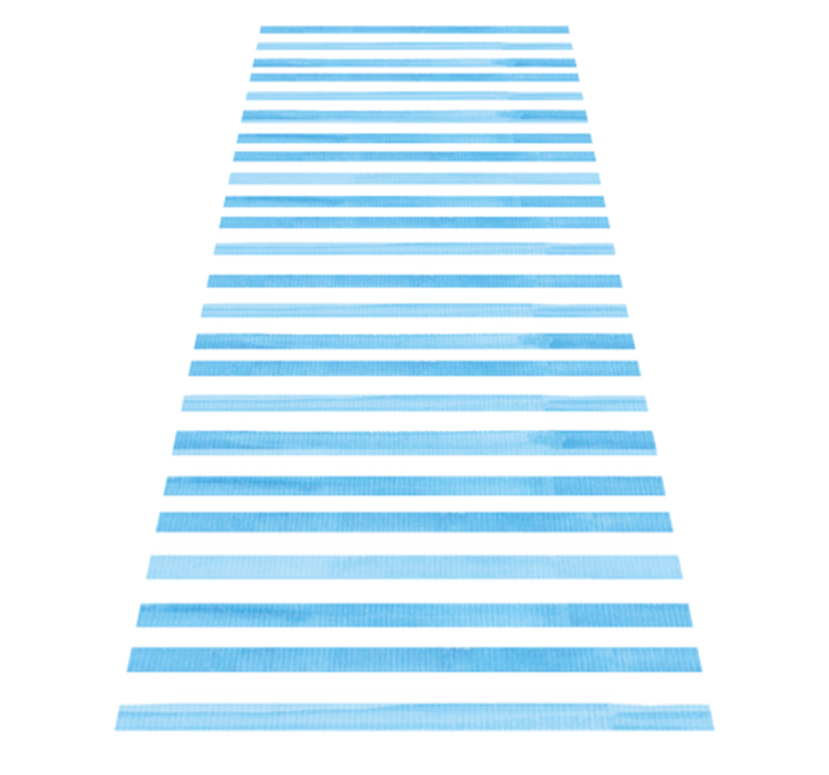 Alfombra vinílica cocina cuadros texturizados en azul - TenVinilo