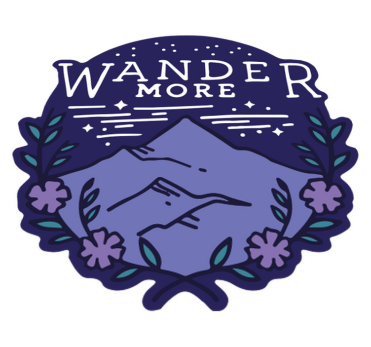 Alfombra vinílica naturaleza senderismo en montañas - TenVinilo