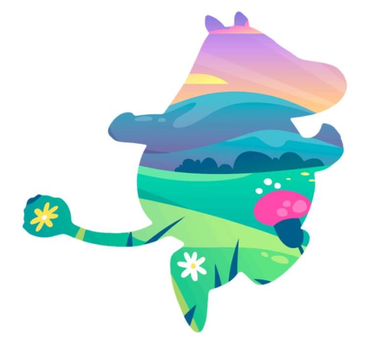 Alfombra vinílica infantil mundo moomin - TenVinilo