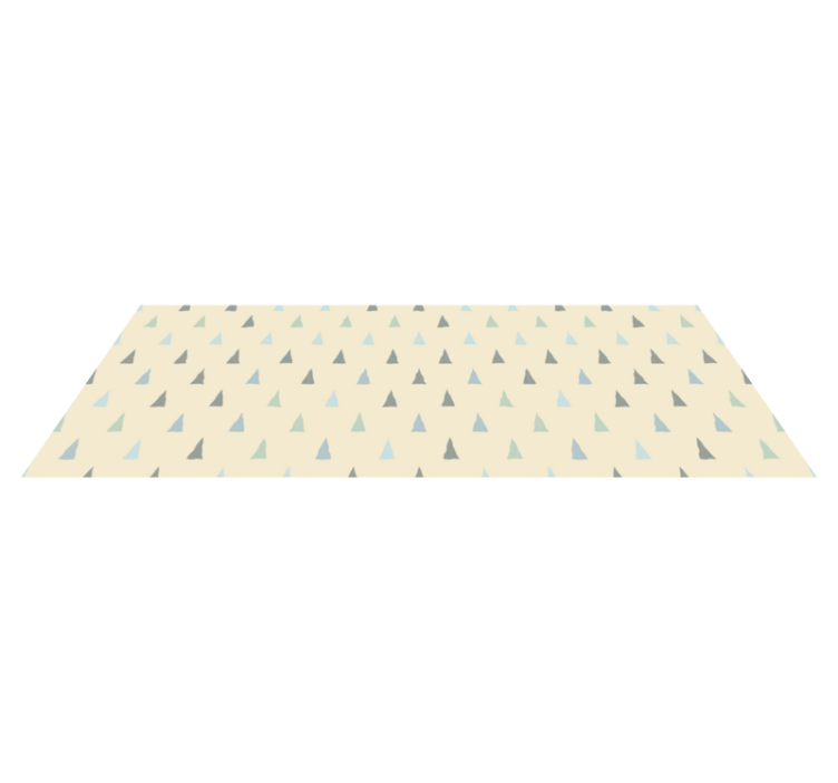 Alfombra vinílica rayas formas geométricas de triángulos - TenVinilo