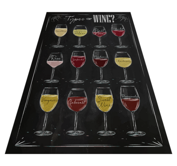 Alfombra vinílica cocina tipos de guía de vinos - TenVinilo