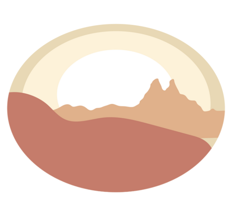 Alfombra vinílica naturaleza paisaje minimalista - TenVinilo