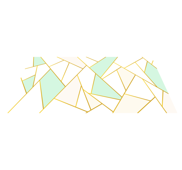 Alfombra vinílica geométrica mosaico pastel angular - TenVinilo