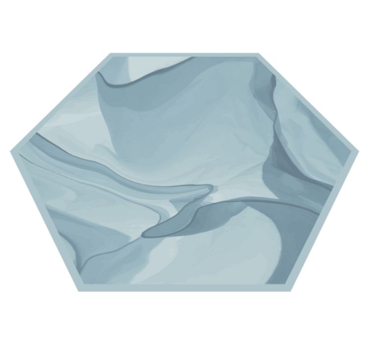 Alfombra vinílica textura ondas azules abstractas - TenVinilo