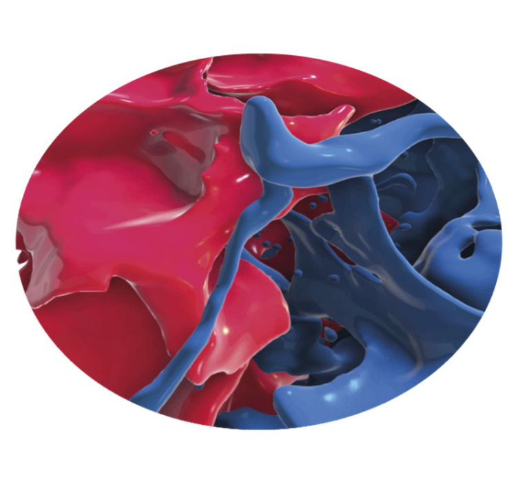 Alfombra vinílica textura corriente de color abstracta - TenVinilo