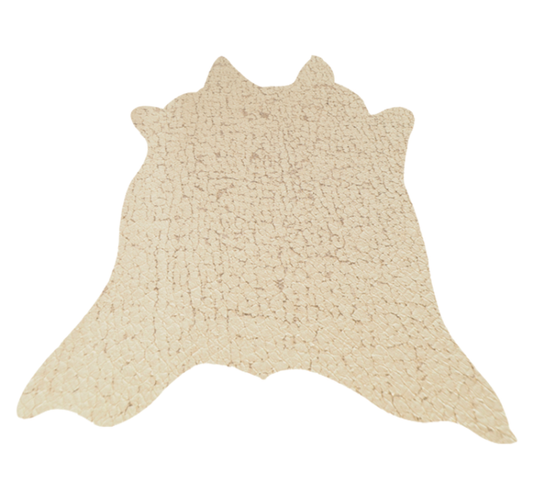 Alfombra vinílica animal print diseño de piel de vaca - TenVinilo