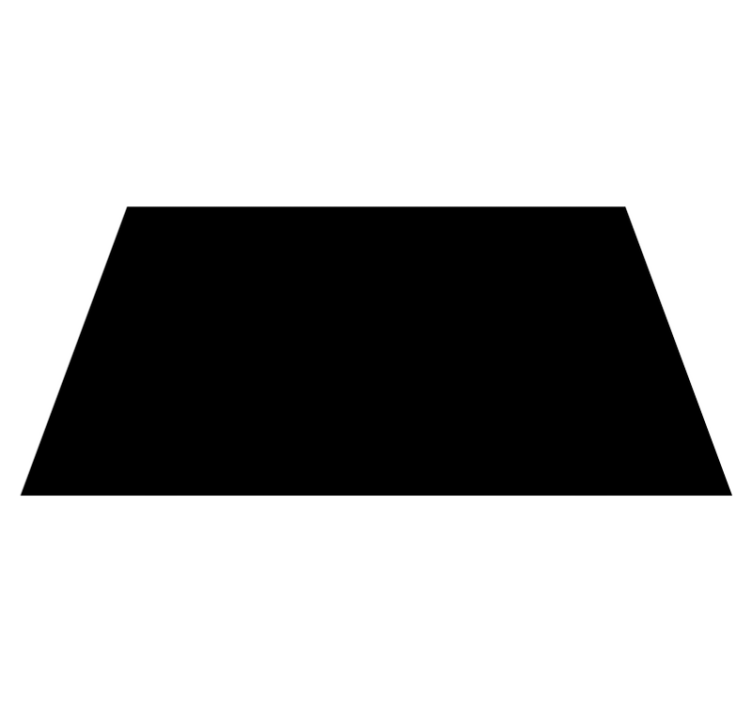 Alfombra vinilo salón rectangular negra - TenVinilo