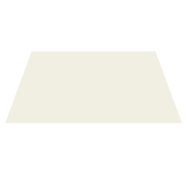 Alfombra vinílica rectangular color crema - TenVinilo