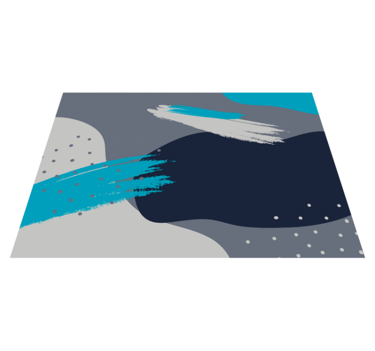 Alfombra vinílica moderna patrón de salpicaduras abstractas - TenVinilo