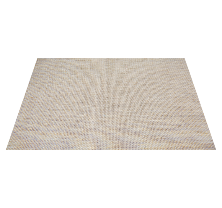 Alfombra vinílica salón nórdica algodón beige - TenVinilo