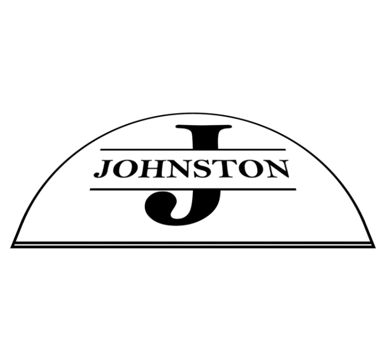 Alfombra vinilo Letra grande con apellido - TenVinilo