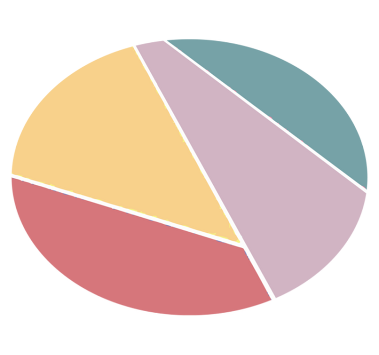 Alfombra vinilo redonda Bloque de color pastel - TenVinilo