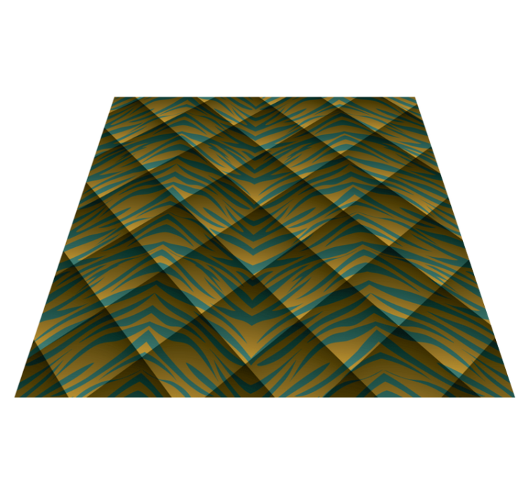 Alfombra vinílica animal print fusión de rayas zebra - TenVinilo