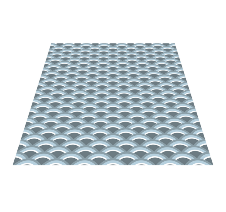 Alfombra vinilo cuadrada Patrón de piel de serpiente azul - TenVinilo