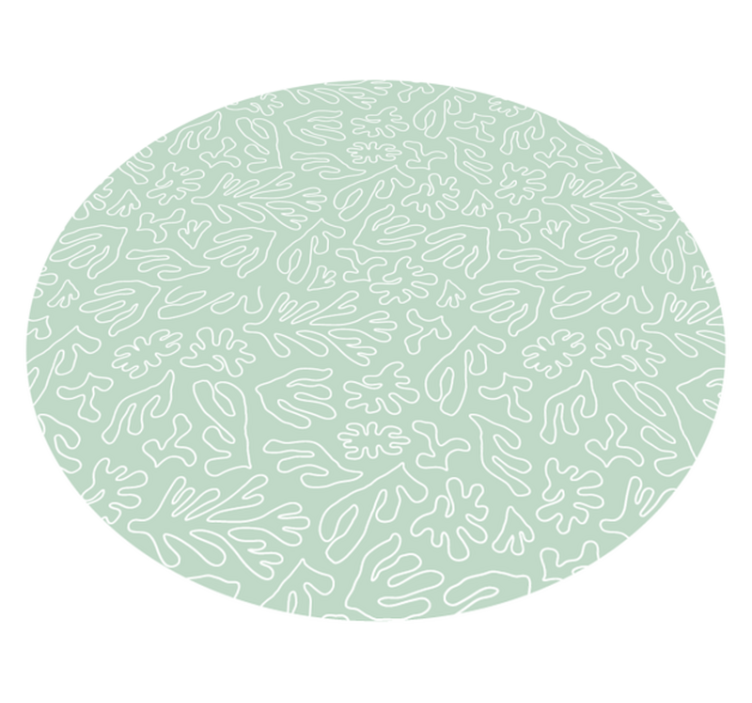 Alfombra vinílica naturaleza motivos de hojas - TenVinilo