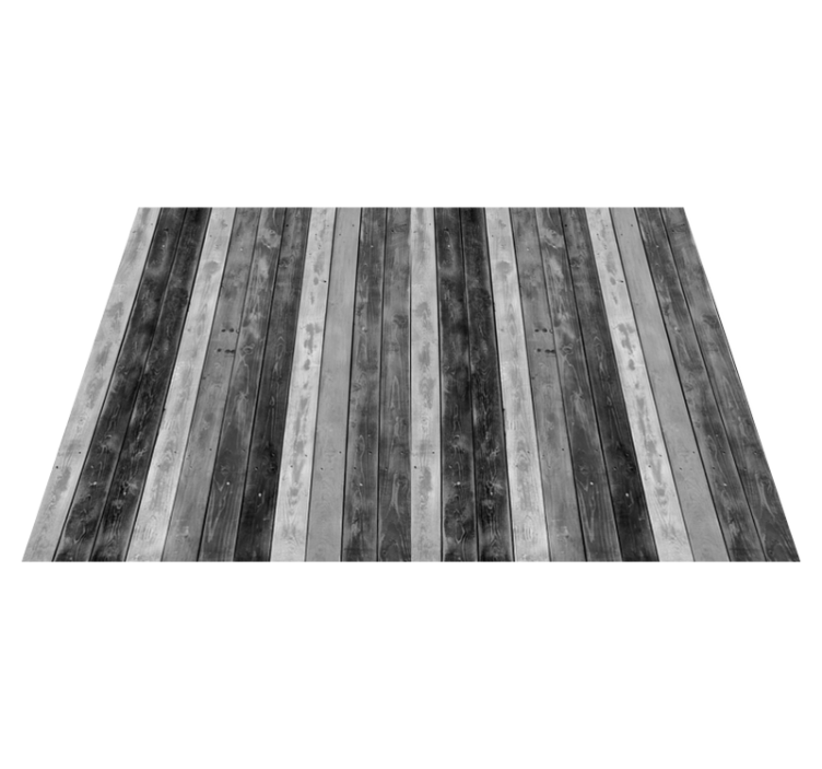 Alfombra vinílica imitación madera aspecto gris cálido - TenVinilo