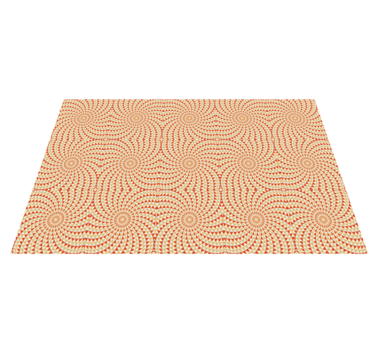 Alfombra vinílica mandala Diseño tribal mandala - TenVinilo