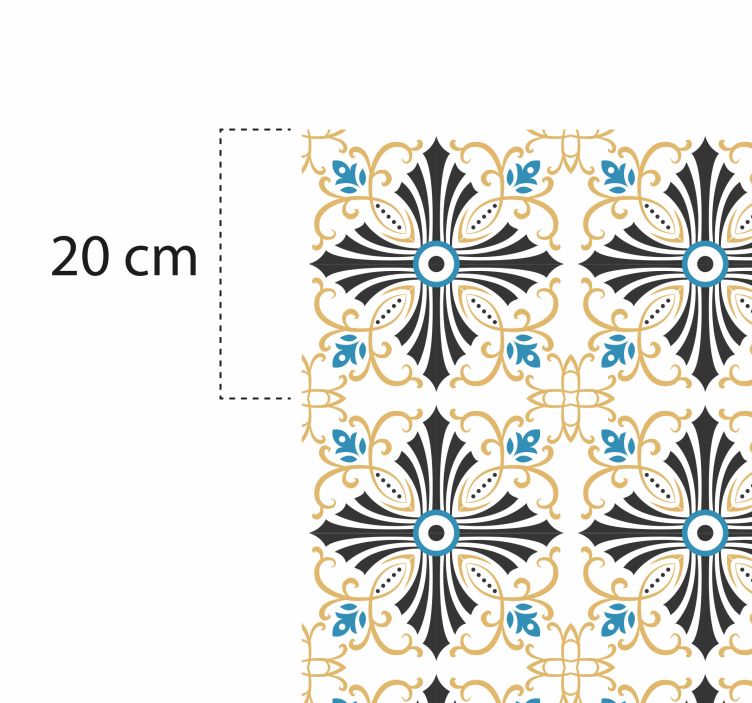 Alfombra vinílica mosaico estilo mosaico elegante - TenVinilo