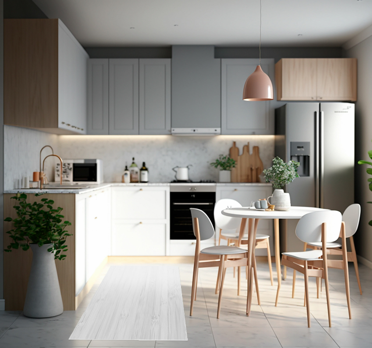 Alfombra vinílica cocina simplicidad elegante - TenVinilo