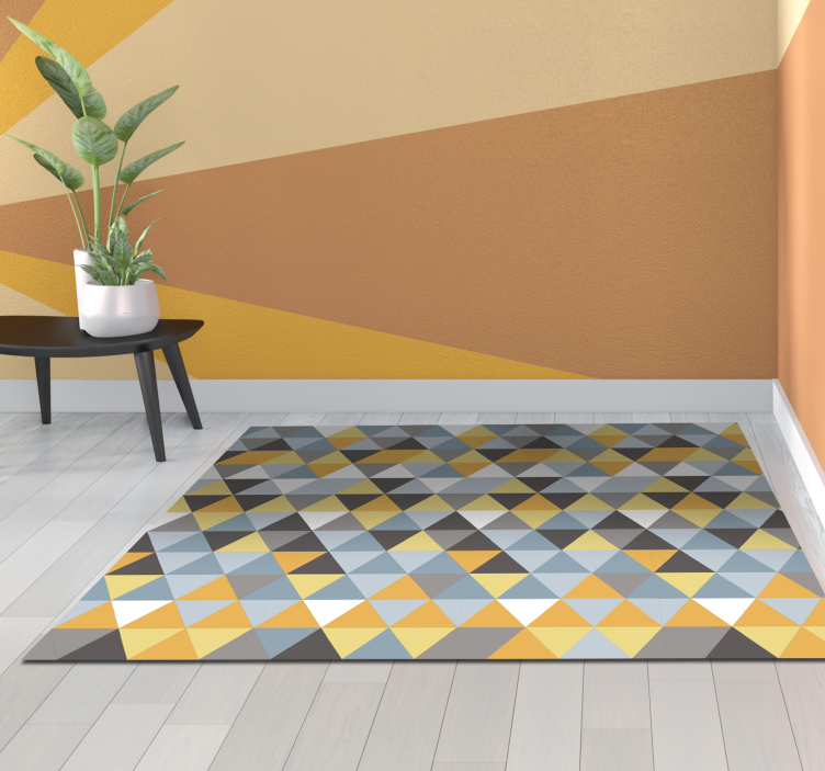 Alfombra vinilo salón estilo nórdico colores pastel - TenVinilo