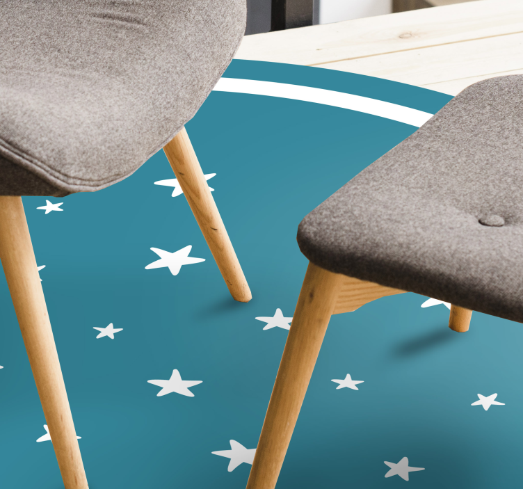 Alfombra vinílica estrellas motivo estelar - TenVinilo