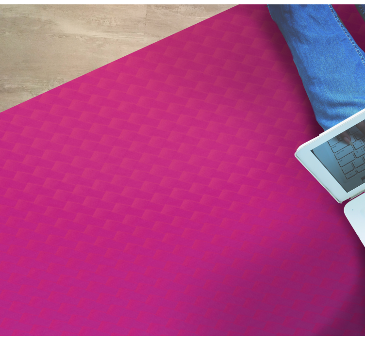 Alfombra vinílica imitación patrón hexagonal degradado - TenVinilo