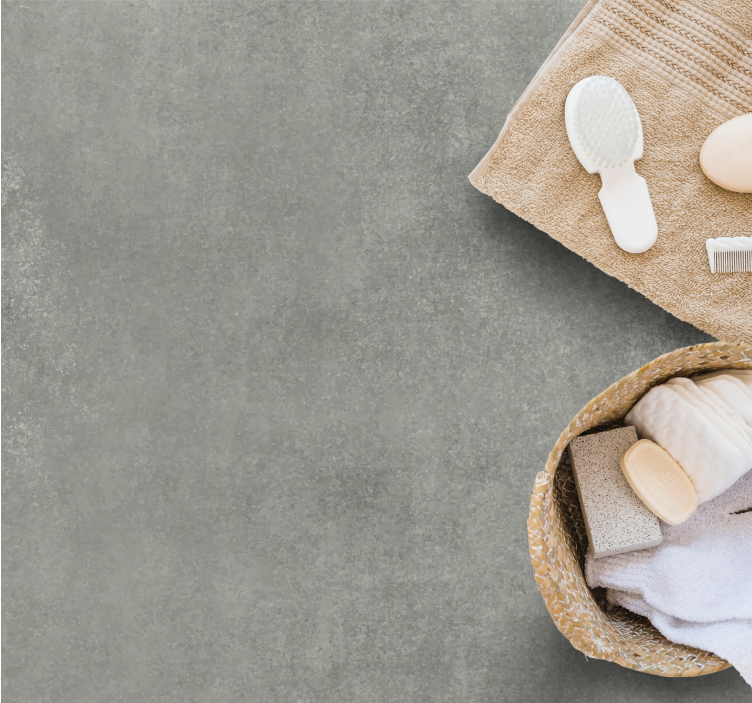 Alfombra vinílica imitación mármol elegante superficie gris - TenVinilo