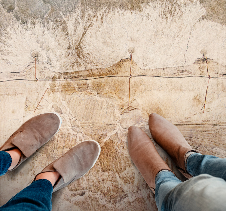 Alfombra vinílica imitación piedra textura de piedra natural - TenVinilo