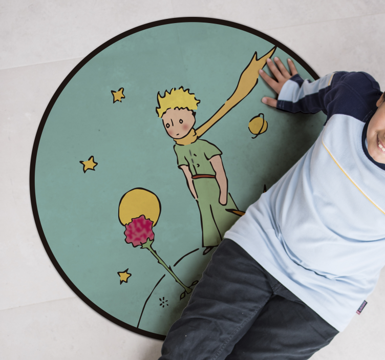 Alfombra vinílica infantil personaje de cuento de hadas - TenVinilo