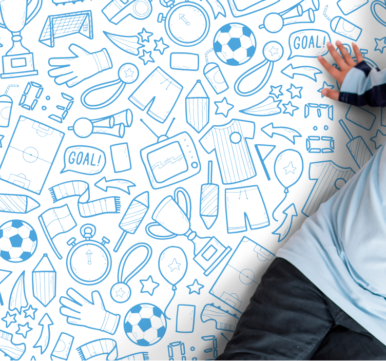 Alfombra vinílica juegos elementos deportivos - TenVinilo