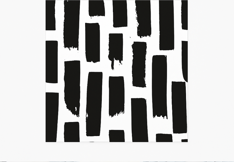 Alfombra vinílica cuadrada pinceladas modernas - TenVinilo