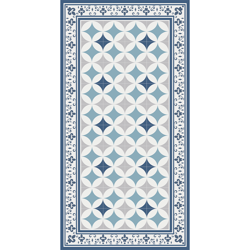 Alfombra vinílica cocina azulejo azure - TenVinilo