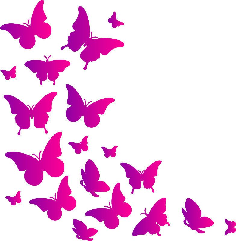 Alfombra vinílica de animales mariposa de ventana - TenVinilo