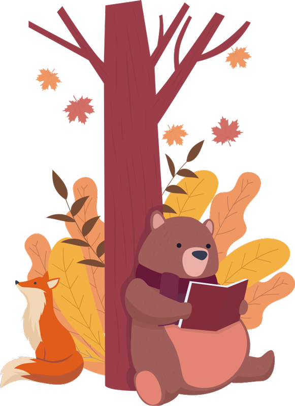 Alfombra vinílica de animales Árbol con animales - TenVinilo