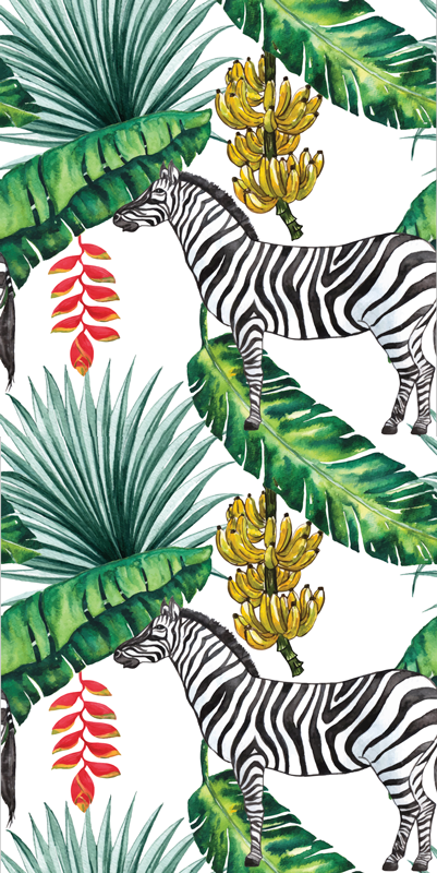 Alfombra vinílica de animales patrón natural - TenVinilo