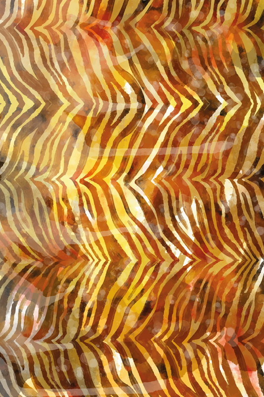 Alfombra vinílica de animales zebra acuarela textura - TenVinilo