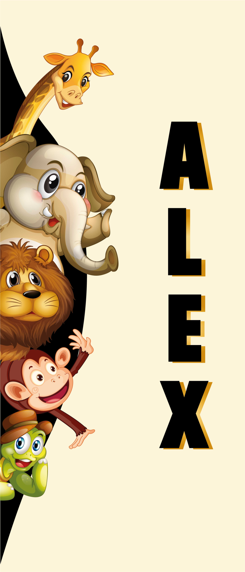 Alfombra vinílica de animales 3d animales lindos - TenVinilo