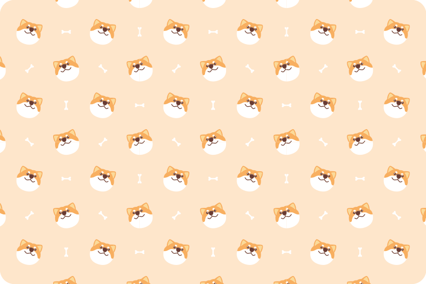 Alfombra vinílica de animales cara de perro linda - TenVinilo