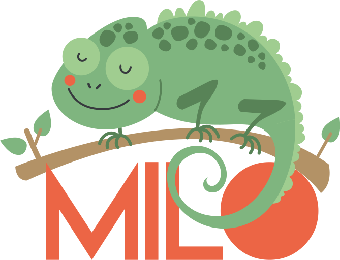 Alfombra vinílica de animales camaleón con nombre - TenVinilo