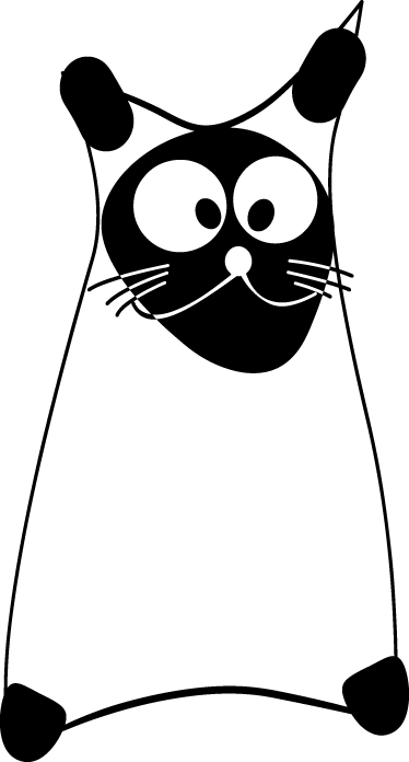 Alfombra vinílica de animales contorno monocolor - TenVinilo