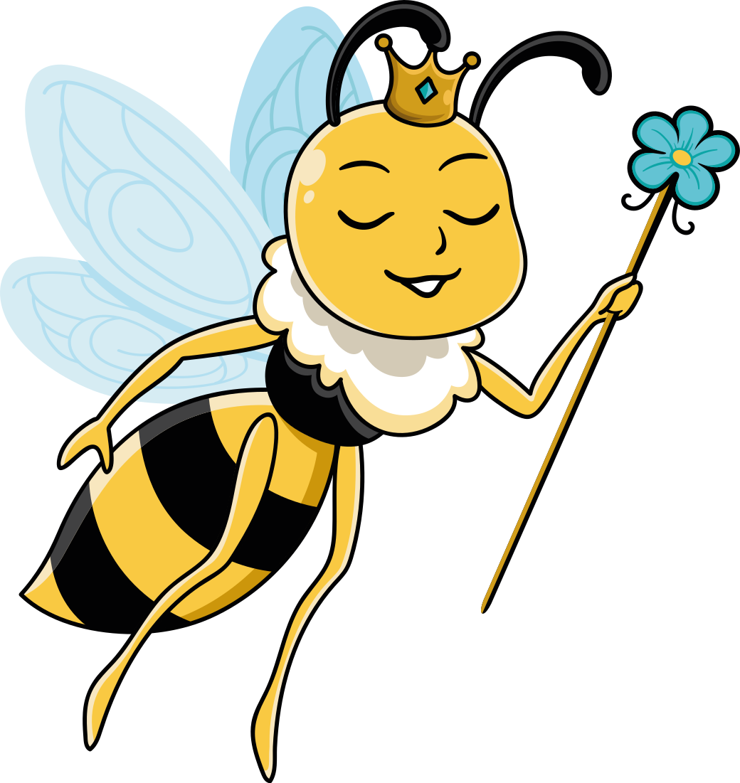 Alfombra vinílica de animales personaje abeja real - TenVinilo