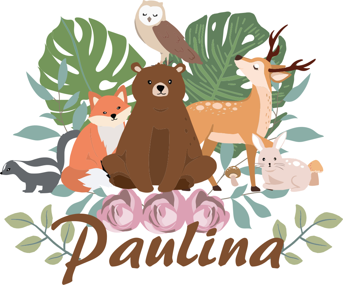 Alfombra vinílica de animales reunión de animales del bosque - TenVinilo