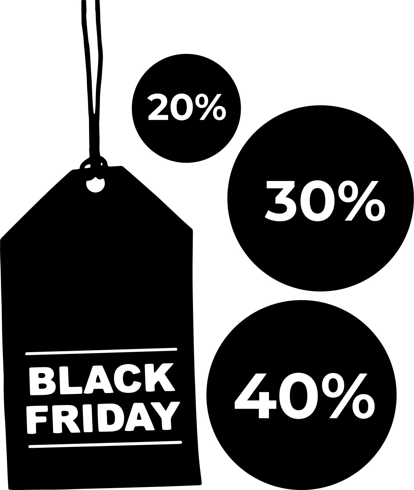 Alfombra vinílica black friday juego de 3 personalizables - TenVinilo