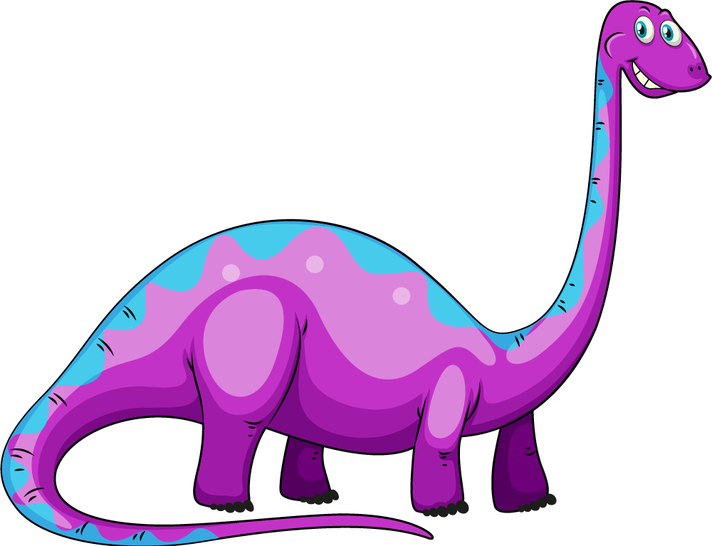 Alfombra vinílica de animales dinosaurio púrpura juguetón - TenVinilo