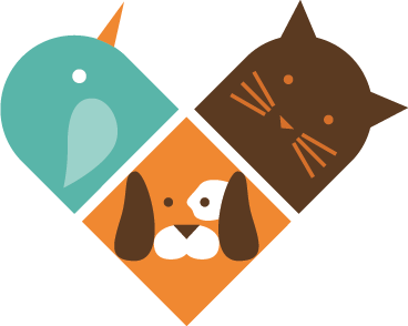 Alfombra vinílica de animales caras de animales coloridas - TenVinilo